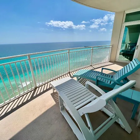 Aqua Resort! Beachfront, 3 Bedroom Condo! 2 Bedrooms Beach Front! Sleeps 7! Free Beach Chairs By Dolce Vita Getaways Pcb